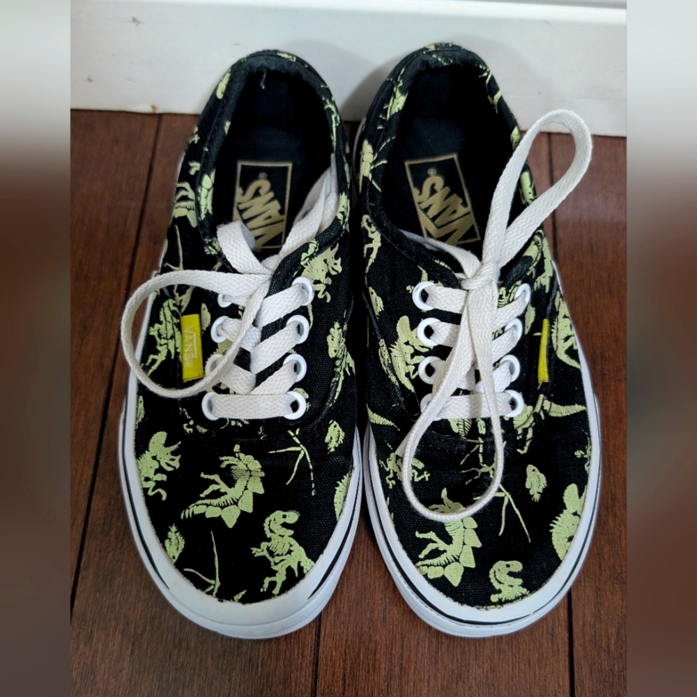 Kids Glow in the Dark Dinosaur Vans